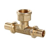 Тройник надвижной с переходом на вн.р. 16(2,2) х 1/2" х 16(2,2) | код. VTm.432.BG.160416 | VALTEC