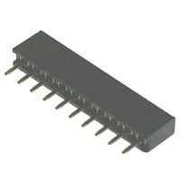 Гнездо для плат 2.00 мм RUICHI PBS2-10 наклон 2.00 мм, 10 контактов | код 55144 | Ruichi