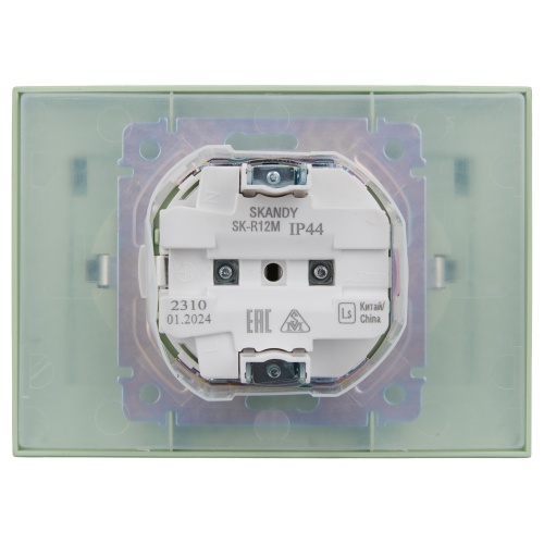 SKANDY Роз. 2-я с кр. 16А в сб IP44 SK-R12M мятн. IEK | код SK-R26-16-44-K06-F | IEK фото 5 SKANDY Роз. 2-я с кр. 16А в сб IP44 SK-R12M мятн. IEK | код SK-R26-16-44-K06-F | IEK фото 5