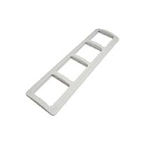 Рамка 4-ая горизонтальная белая Валдай TDM | код SQ1804-0021 | TDM