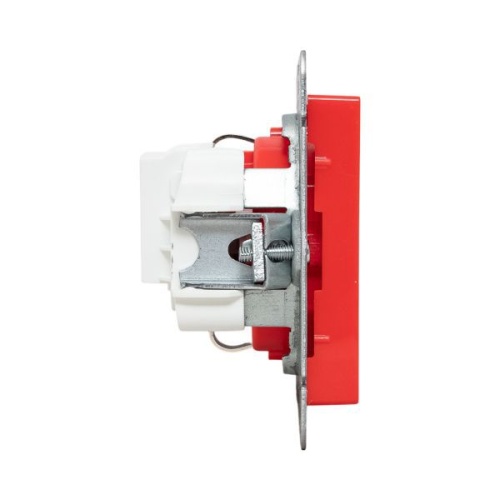 Розетка СП Эпика 16А с заземл. защ. шторки механизм красн. EKF UP1-SOR-111 фото 4