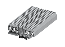 204940 Клемма ТА 2-2 с открытым токопроводом, плоско-пруж. зажим, сеч. 4мм2, жел., шт | код 204940 | SUPU