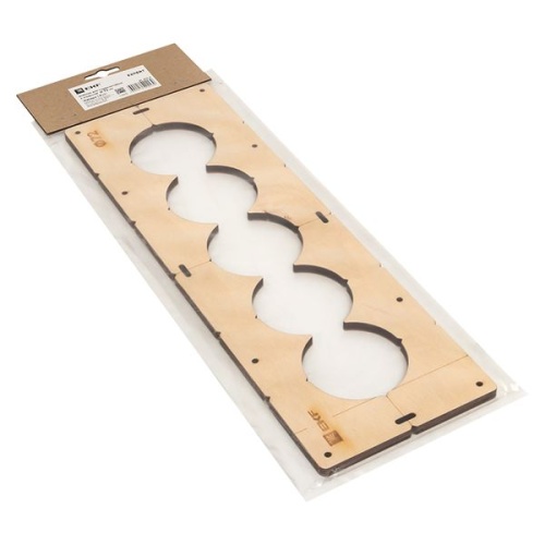 Шаблон для подрозетников c 5 отв, диам, 72 мм Expert | код sh-d72-5 | EKF фото 3