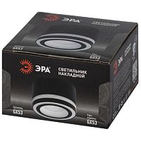 Светильник настенно-потолочный спот OL51 BK GX53 IP20 черный | код Б0059805 | ЭРА