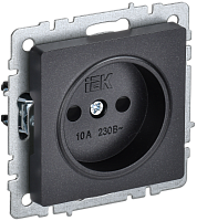 BRITE Роз. без з/к с з/ш 10А РСш10-2-БрЧ черн. IEK | код BR-R13-10-K02 | IEK