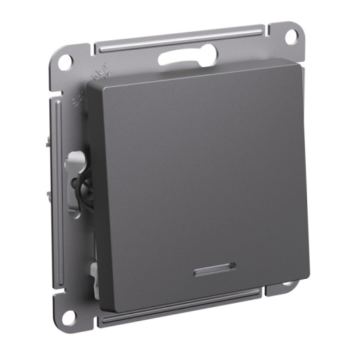 ATLASDESIGN 1-кл ПЕРЕКЛЮЧАТЕЛЬ с подсветкой, сх.6а, 10АХ, механизам, БАЗАЛЬТ | код ATN001463 | Systeme Electric ATLASDESIGN 1-кл ПЕРЕКЛЮЧАТЕЛЬ с подсветкой, сх.6а, 10АХ, механизам, БАЗАЛЬТ | код ATN001463 | Systeme Electric