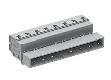 475419/030 Вилка каб., MCS, с монтаж.лапками, горизонт.,шаг 7.5мм, 19 конт., сер., шт | код 475419/030 | SUPU