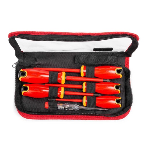 Набор диэлектр. отверток Профи НИО-2206-S (КВТ) | код 88925 | КВТ Набор диэлектр. отверток Профи НИО-2206-S (КВТ) | код 88925 | КВТ