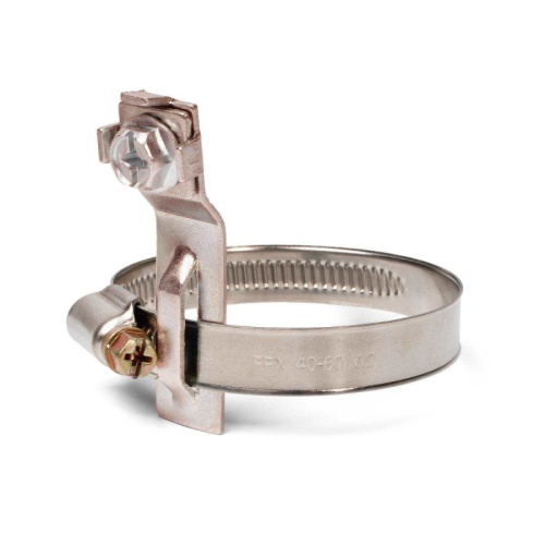 Хомут заземления УХЗ (INOX) (25-40)/W2 (Fortisflex) | код 83244 | Fortisflex