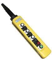 Пост кнопочный ПКТ-60ПС У2, IP65, кнопка ПУСК с фиксацией, вверх, вниз, влево, вправо, вперёд, назад, 7NO+1NC, пост кнопочный (ЭТ) | код ET011052 | Электротехник