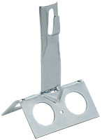 Дер. пр. кр. 6-8мм конька шир. h=80мм оц. сталь IEK | код ZDP81-11-4-68-80 | IEK