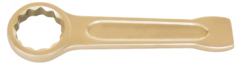 Ключ гаечный накидной ударный 65 искробезопасный сплав AlCu | код 1095221 | Hortz