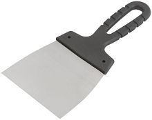 Шпатель, лезвие нержавеющая сталь, пластиковая ручка 100 мм | код 06564М | FIT