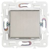 SKANDY Выключатель 1-клавишный 10А SK-V01N никель IEK | код SK-V10-0-10-K50 | IEK