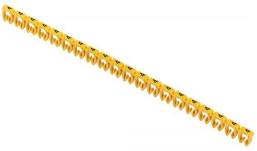 Маркер откр. тип KE 4-6мм2 символ 4 IEK | код UMK-KE3-4 | IEK