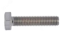 Болт с шестигранной головкой DIN 933 6X100 A2 | код А2 933 6X100/100 | KMP