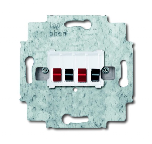 Розетка для громкоговор.,4-р.,ал.бел. 0248/04-101-500 | код 2CKA000230A0464 | ABB