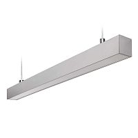 Светильник линейный светодиодный подвесной. (5000К). 2800Лм. Алюминий. Цвет серебро. | код UL-00004209 | Uniel