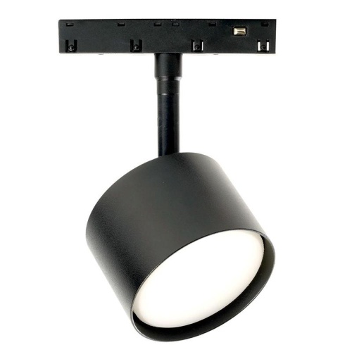 Светильник трековый магнитный на шинопровод ДПО GX53 без лампы IP40 черный | код 48727 | Feron