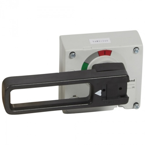 Стандартная поворотная рукоятка для DPX 630 - для устанавки на дверь щита - IP 55 - серая | код. 026281 |  Legrand 