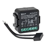 Умное реле в подрозетник 2-канальное без нейтрали Zigbee EKF Connect Select | код ssh-2g-zb-nn | EKF