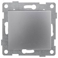 GUSI Bravo механизм выключателя 1кл. перекрестный, скрытая установка, 10А, 250В. Цвет: серебро. | код С10В7-004 | GUSI ELECTRIC