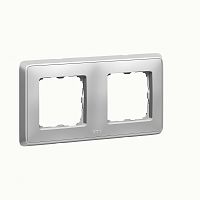 Рамка 2-места Алюминий Cariva (10шт.) | код 773672 | LEGRAND