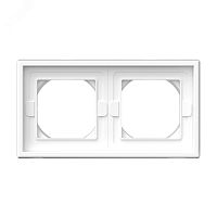 Рамка 2-м ArtGallery IP44 бел. | код GAL440102 | Systeme Electric