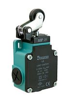 L2K13MIP21 Выключатель концевой быстрого переключения угловой 1-но направленный с алюминиевой консолью и пластмассовым роликом Ф22мм (1НО+1НЗ) | код L2K13MIP211 | EMAS