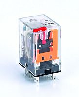 Промежуточное реле 2 конт. с LED инд. и TEST функ. 5А 36В AC ПР-102 | код 23857DEK | DEKraft