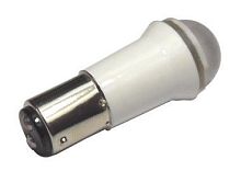 Светодиодная лампа СКЛ-10Б-КМ-2-75, красная, матовая, 75В 50Гц/пост., цоколь B15d/18, УХЛ2.1 | код A8021-79687342 | Каскад-Электро