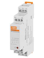 Реле промежуточное РЭК-1М/3 16А 12В АС/DC (DIN-рейка, 3р-контакт) TDM | код SQ0701-0086 | TDM