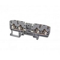 326 729, Клеммник пружинный 4-х выводной, с индикацией 220 VDC, 2,5 мм.кв., (серый), YBK 2,5 CLD 220VDC | код 0.0.0.3.26729 | KLEMSAN