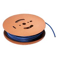 Термоусадочная трубка без клеевого слоя RUICHI, коэффициент усадки 2:1, катушка 200 м, диаметр 3 мм, синяя | код 60634 | Ruichi