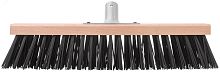 Щетка уличная Профи деревянная, жесткая щетина, металлическая тулейка под углом, 5-ти рядная, 500х65 мм | код 68057 | FIT РОС