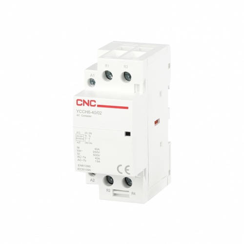 Модульный контактор YCCH6 63/11 63A 2P DC24В 1НО+1НЗ | код A033995 | CNC Модульный контактор YCCH6 63/11 63A 2P DC24В 1НО+1НЗ | код A033995 | CNC