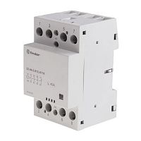 Модульный контактор, 3NO+1NC 40А (зеркальные контакты EN 60947-4-1), контакты AgSnO2, катушка 120В АС/DC, ширина 53.5мм, степень защиты IP20, опции: мех.индикатор | код 224401204717 | FINDER