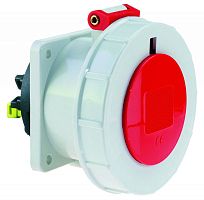 Розетка встраиваемая 16A, 5р(3P+N+PE), 6h, 400V, IP67 75х75 QC Bals | код 13745 | Bals