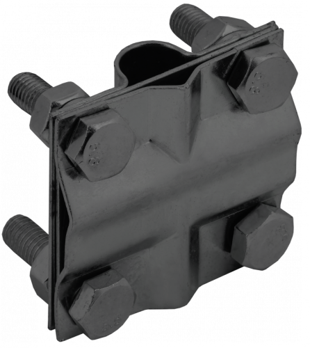 Заж. зазем. с раз. крес. стержень-пол./пр. оц. сталь TD IEK | код ZGC38-13-1-16-40 | IEK