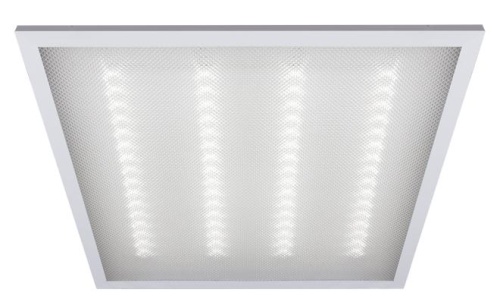 Светильник светодиодный ДВО-6002 Призма 36Вт 6500К IP40 595х595х19 ДВО/ДПО рассеив. V2 негорюч.; панель ФАZА 5033870A