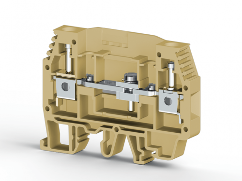 370 501, Клеммник измерительный с 1-м тест.разъемом, 6мм.кв., (бежевый), WGO1 | код 0.0.0.3.70501 | KLEMSAN 370 501, Клеммник измерительный с 1-м тест.разъемом, 6мм.кв., (бежевый), WGO1 | код 0.0.0.3.70501 | KLEMSAN