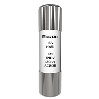 Плавкий предохранитель FС06 16A 14x51 aM ELVERT (упаковка 10шт) | код FC06a-16 | ELVERT