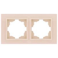 Zena жемчуг рамка 2 постовая | код 500-012500-226 | ABB