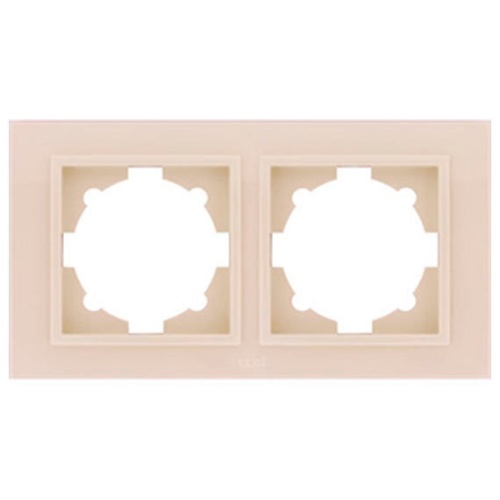 Zena жемчуг рамка 2 постовая | код 500-012500-226 | ABB