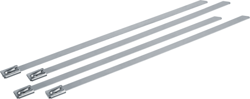 Хомут 400х4,6мм нержавеющая сталь (50 шт) | код 82390 | Navigator Group