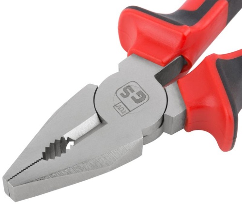 Плоскогубцы комбинированные ''Тренд'', двухцветные прорезиненные ручки, хром-никелевое покрытие 160 мм | код 47564 | FIT фото 6