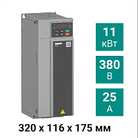 Преобразователь частоты векторный ПЧВ3-11К-В | код 131651 | ОВЕН