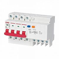 Диф. автомат YCB6HLE-63 4P 25A B 10мА (электрон.) | код A001236 | CNC