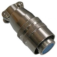 Разъём быстроразъёмный RUICHI XS12-4 (Zn) cable jack, 4-х контактый | код 106648 | Ruichi