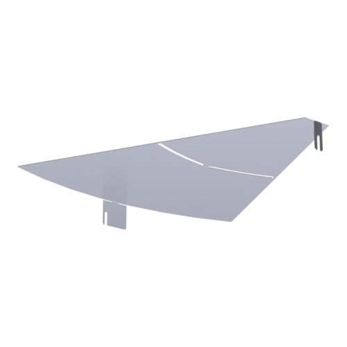 Крышка угла горизонтального изменяемого 0-45 градусов Стандарт INOX (AISI 316) 600 Промрукав | код PR16.3642 | ПРОМРУКАВ